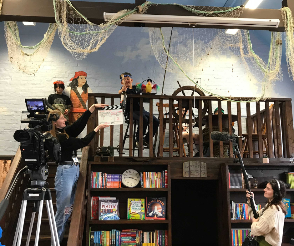 The Literacy Hubs filming day